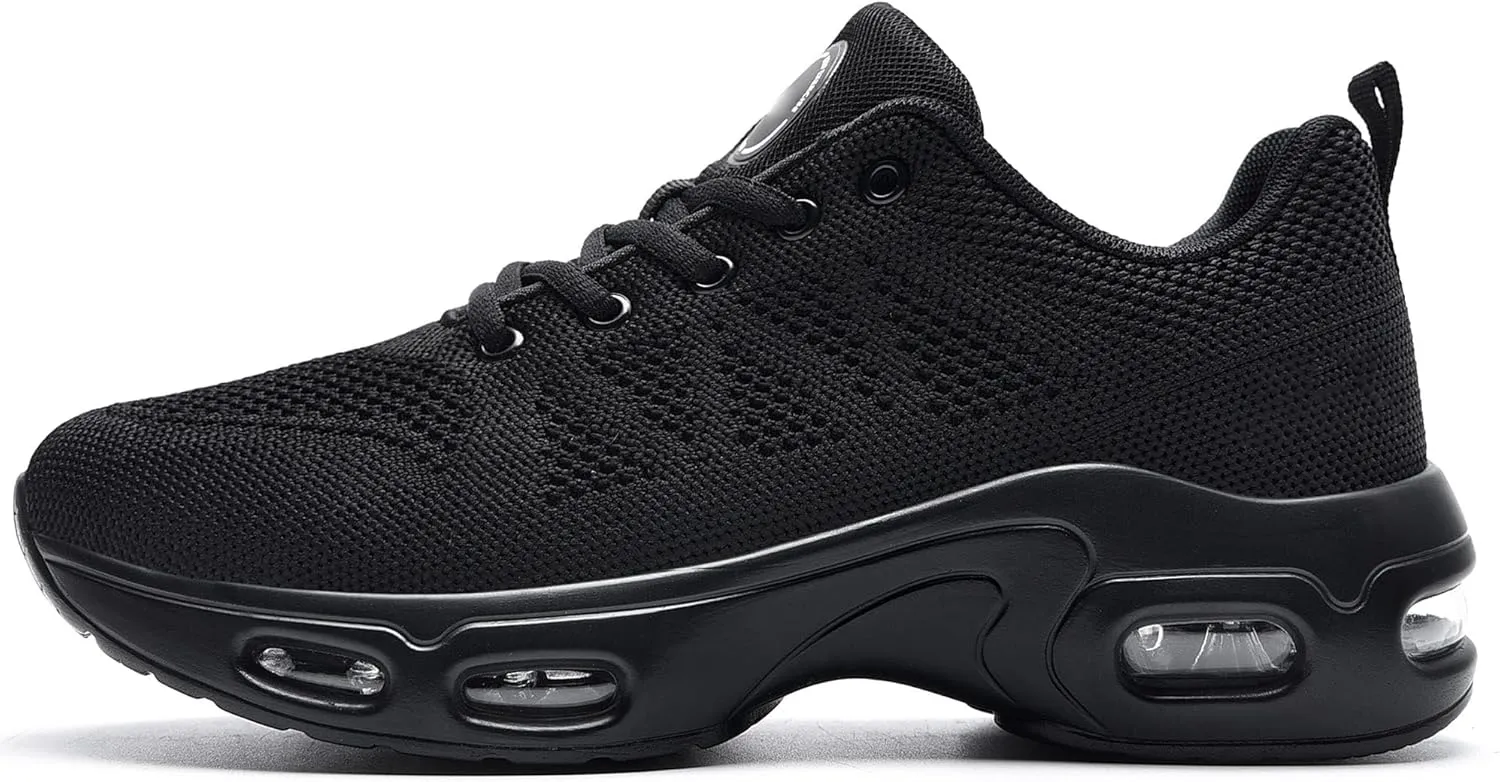 Womens Tennis Running Shoes Athletic Gym Walking Fashion Sneakers Breathable Lightweight Jogging Sport Shoe US Size 5.5-11