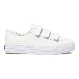 Women's Triple Kick V Leather White