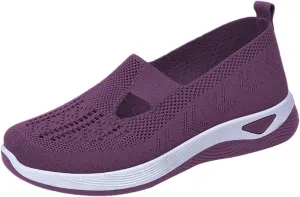 Women's Woven Orthopedic Breathable Soft Shoes Womens Tennis Shoes Lether Casual Shoes for Fall Fashion Sneakers 2025 Waterproof Tennis Shoe Trainers Shoe