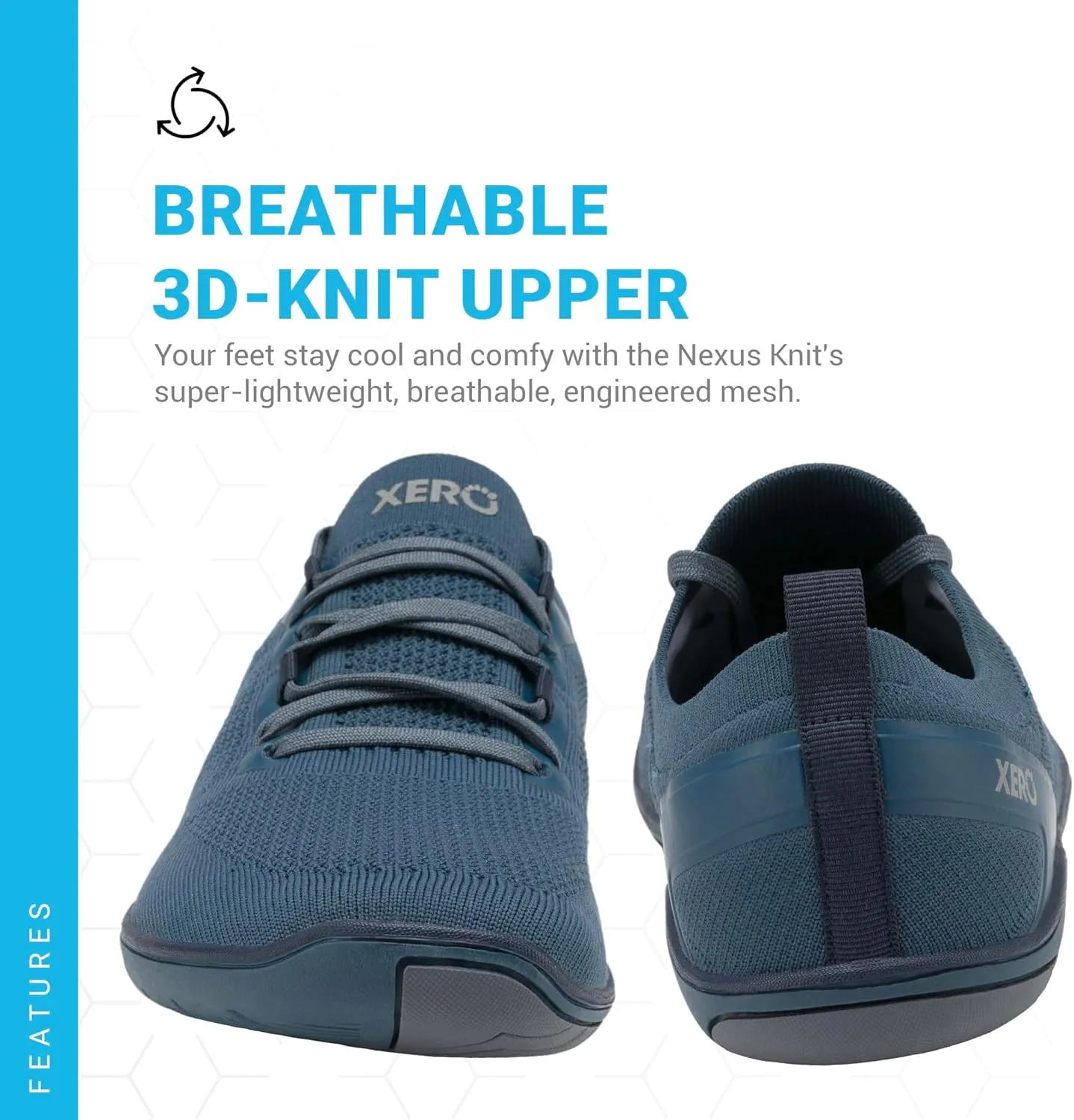 Xero Shoes Men's Nexus Knit Barefoot Athlesuire Shoe