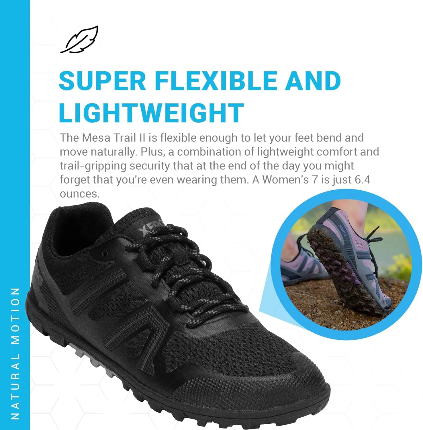 Xero Shoes Women's Mesa Trail II Barefoot Trail Run Shoe