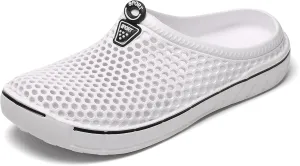 xsby Summer Breathable Mesh Sandals Beach Footwear Anti-Slip Garden Clog Shoes