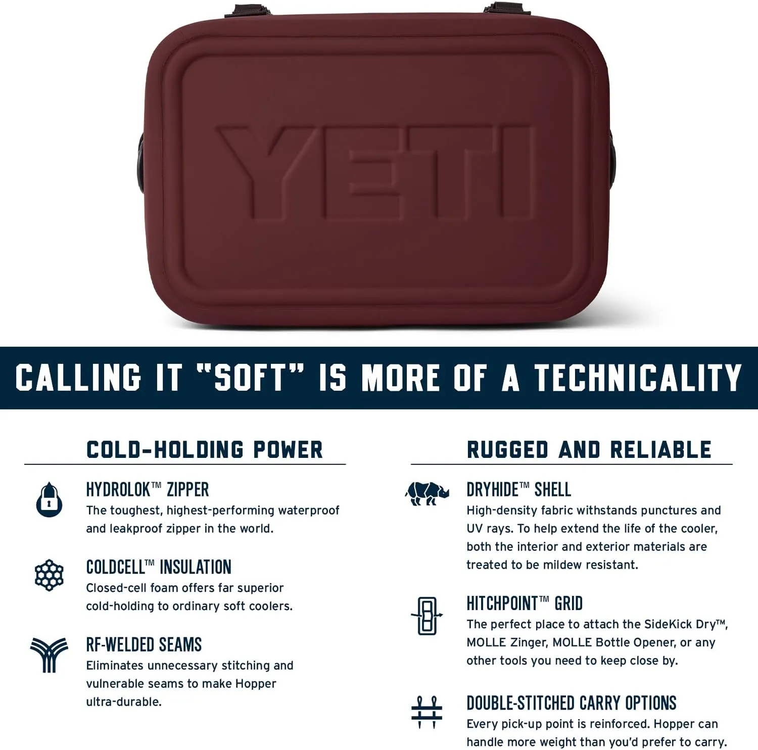 YETI Hopper Flip 18 Portable Soft Cooler