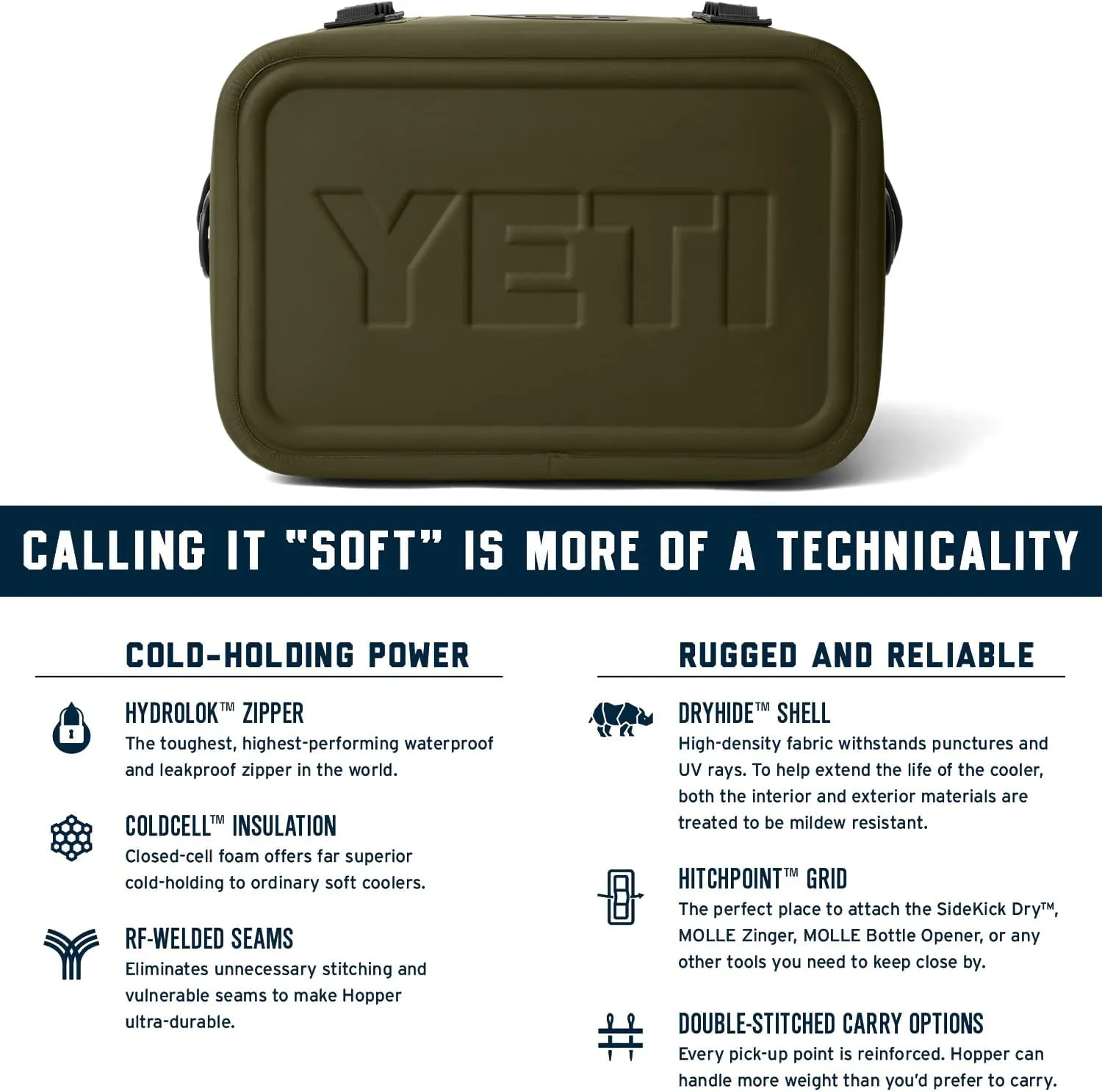 YETI Hopper Flip 18 Portable Soft Cooler