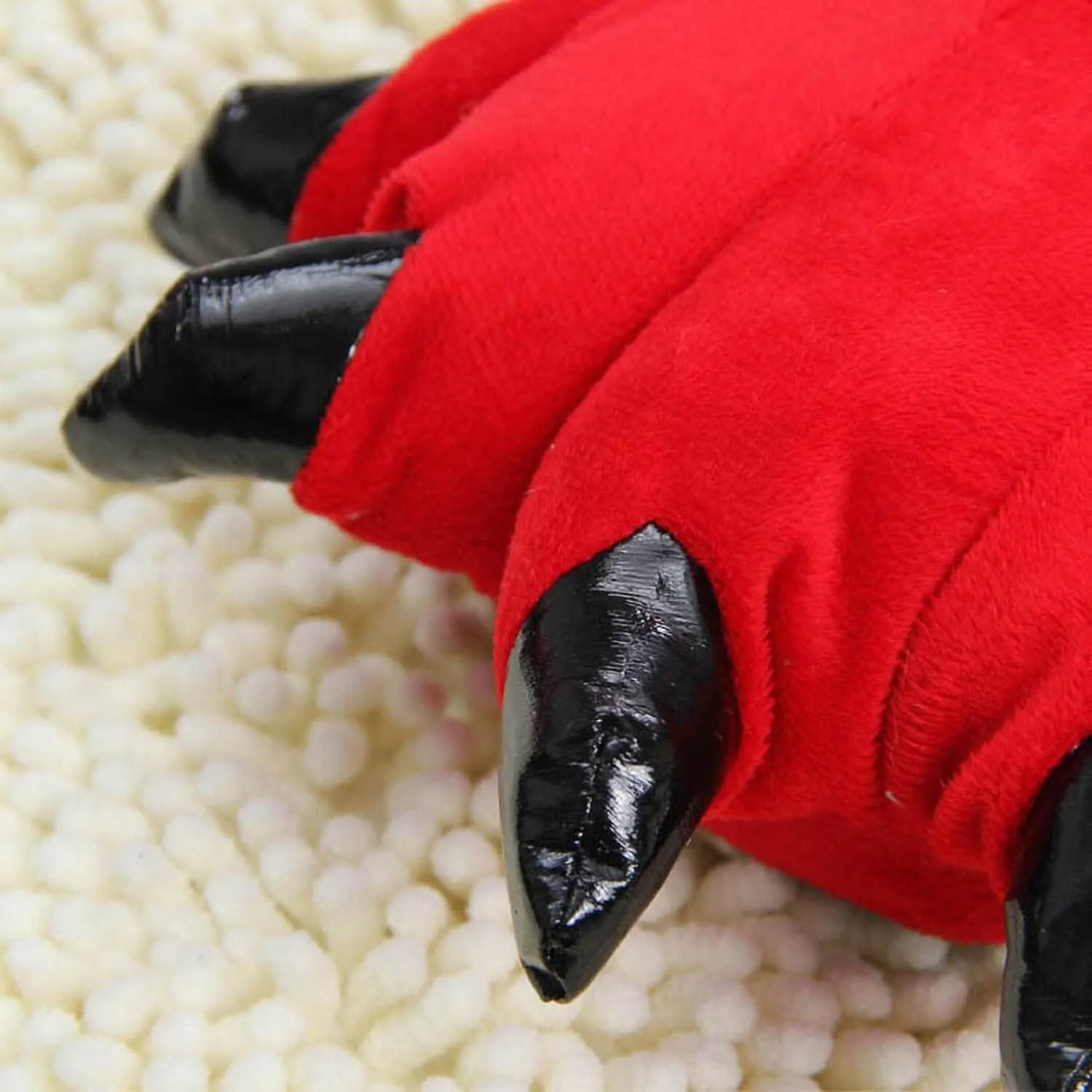 YUNZLAN Unisex Animal Paw Slipper for Men, Women, Boys, Girls, Winter Plush Home Slippers with Non-Slip Sole, Cosplay