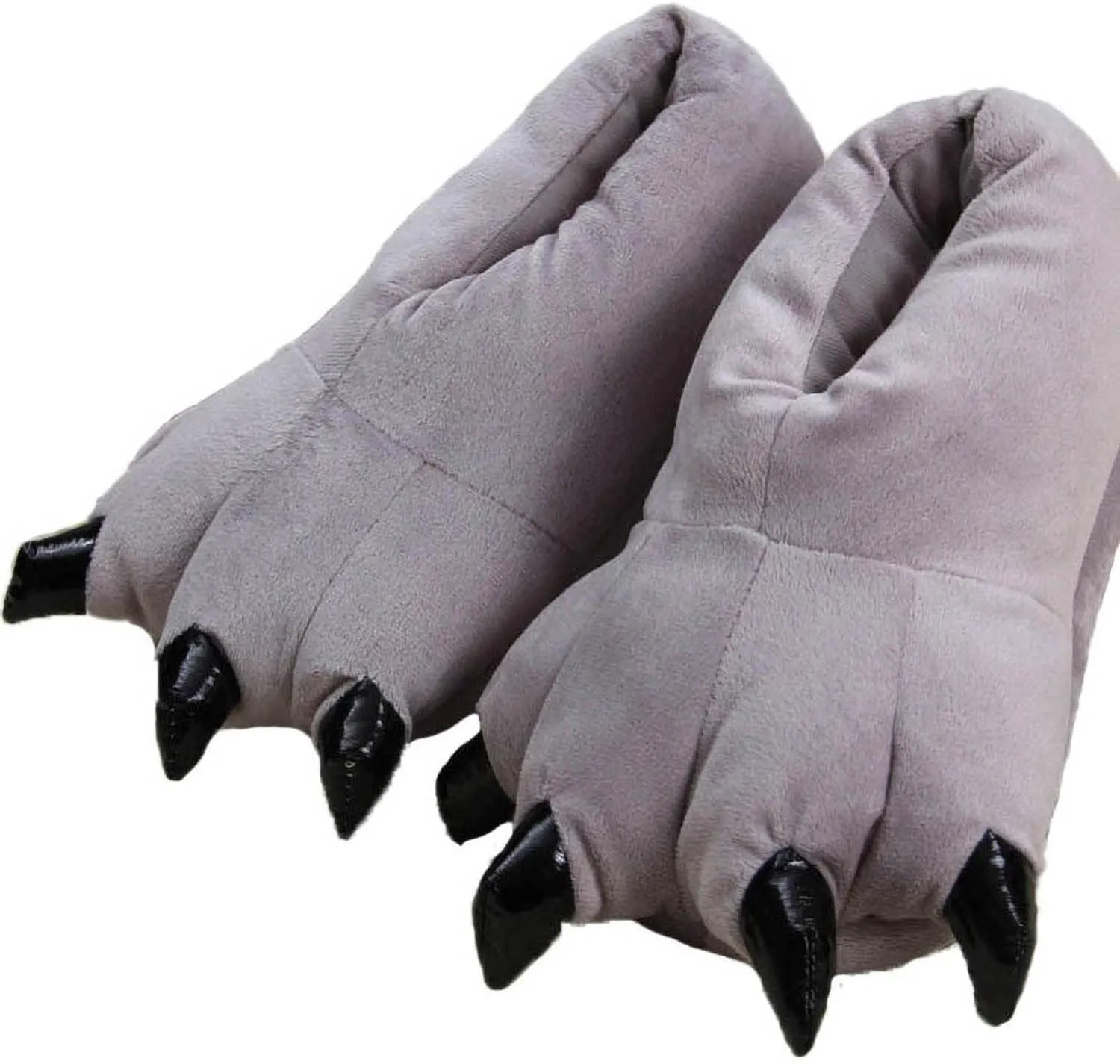 YUNZLAN Unisex Animal Paw Slipper for Men, Women, Boys, Girls, Winter Plush Home Slippers with Non-Slip Sole, Cosplay