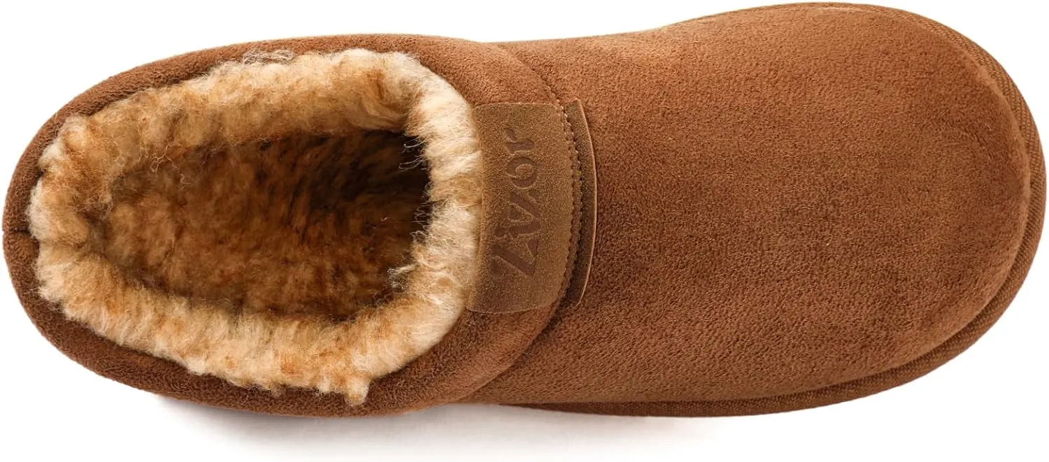 Zizor Men’s Vallarta Plush Suede Clog Slippers