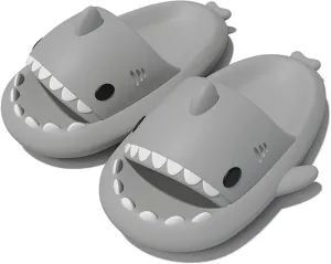 Zureto Unisex Shark Slides, Shark Slides Adult, Cloudy Shark Slides for Men and Women