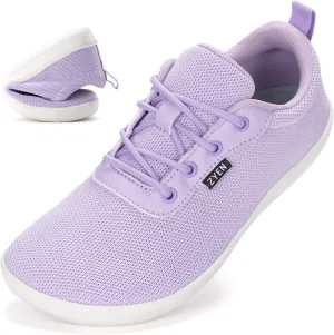 ZYEN Wide Toe Box Barefoot Shoes for Women | Wide Width Breathable Camouflage Shoes | Zero Drop Sole Fashion Non Slip Gym Sneaker Lightweight Minimalist Walking Sneaker