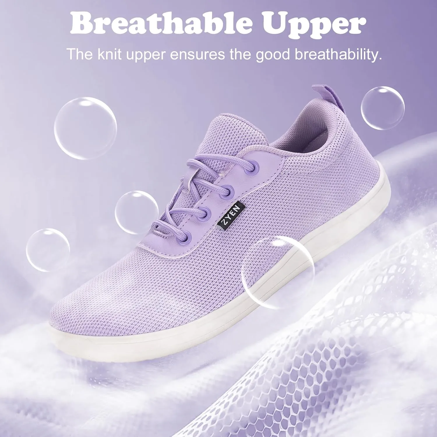 ZYEN Wide Toe Box Barefoot Shoes for Women | Wide Width Breathable Camouflage Shoes | Zero Drop Sole Fashion Non Slip Gym Sneaker Lightweight Minimalist Walking Sneaker